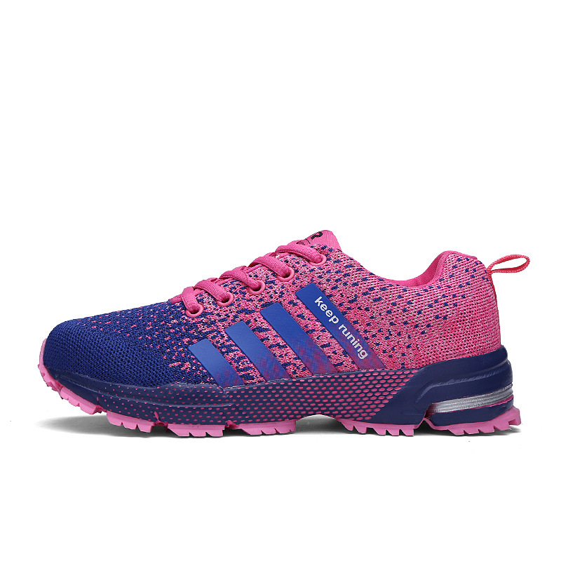 Large Size Men&apos;s Shoes Breathable Fly Woven Mesh Shoes Sports Shoes Running Shoes Sneakers