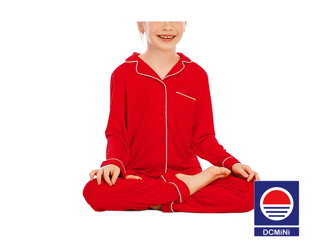 DCMINI Pajamas, Children's Clothing, Classic Long-sleeved Trousers Suits for Boys and Girls.
