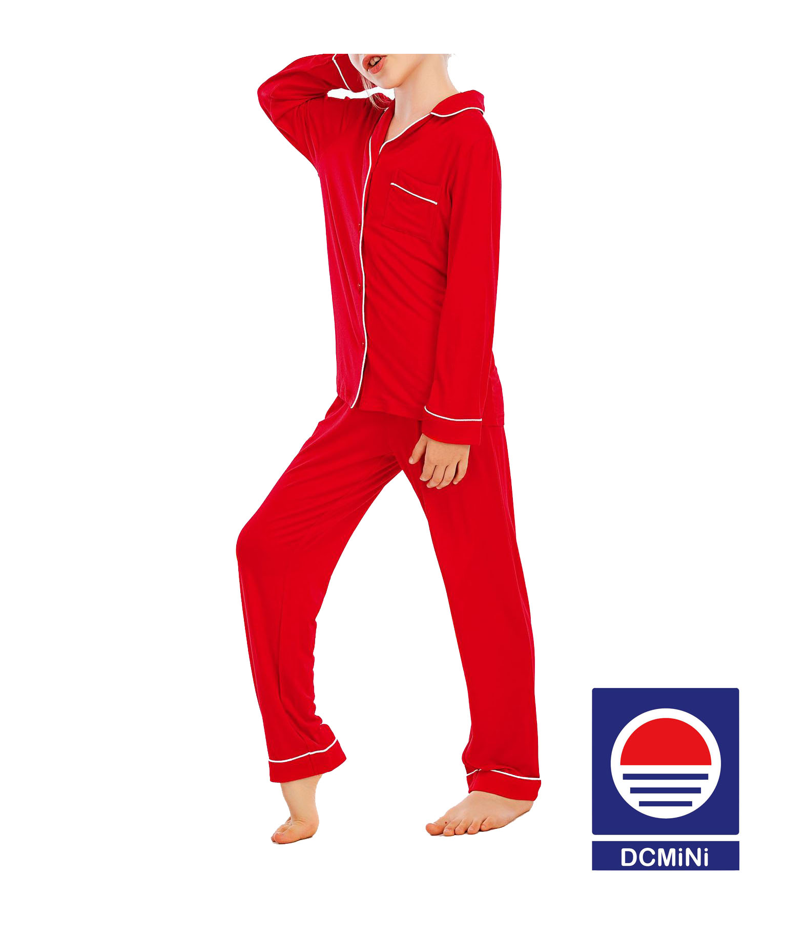 DCMINI Pajamas, Children's Clothing, Classic Long-sleeved Trousers Suits for Boys and Girls.