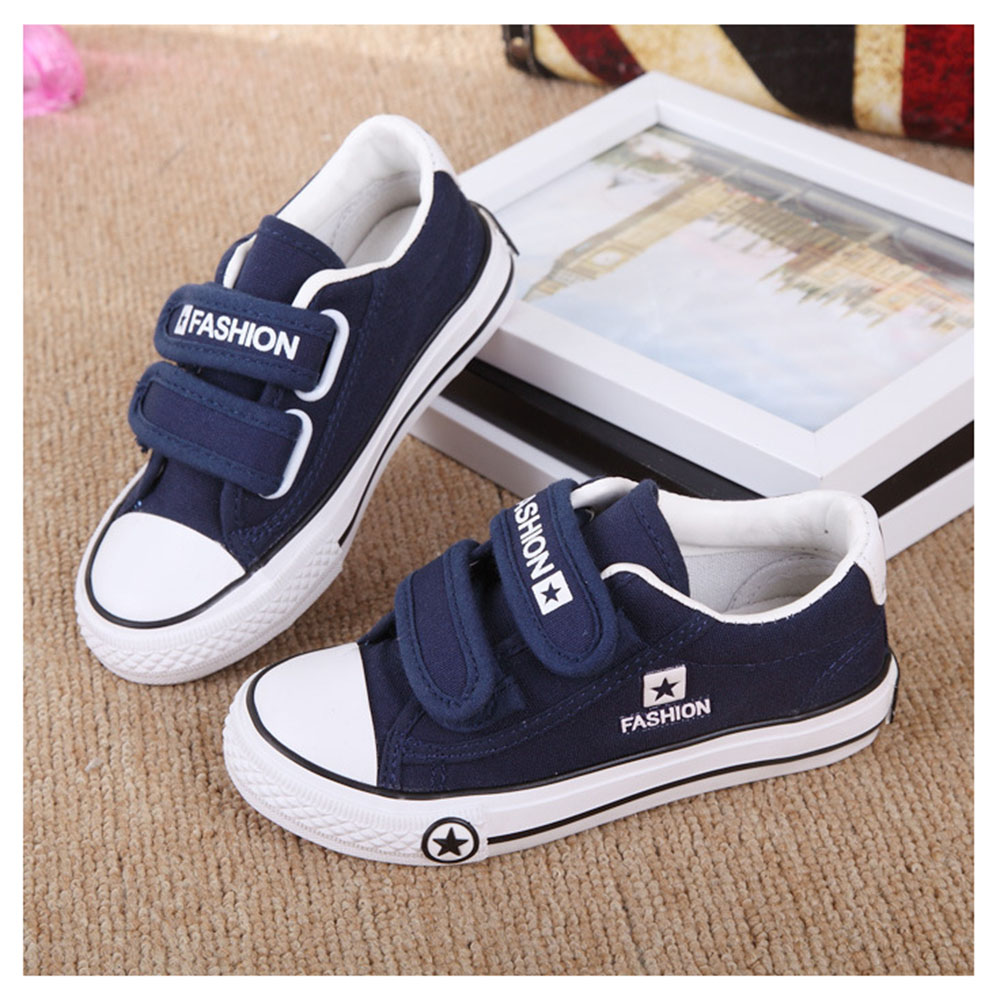 Little White Shoes Sports Children's Shoes Solid Color Non-slip Boys' Cloth Shoes