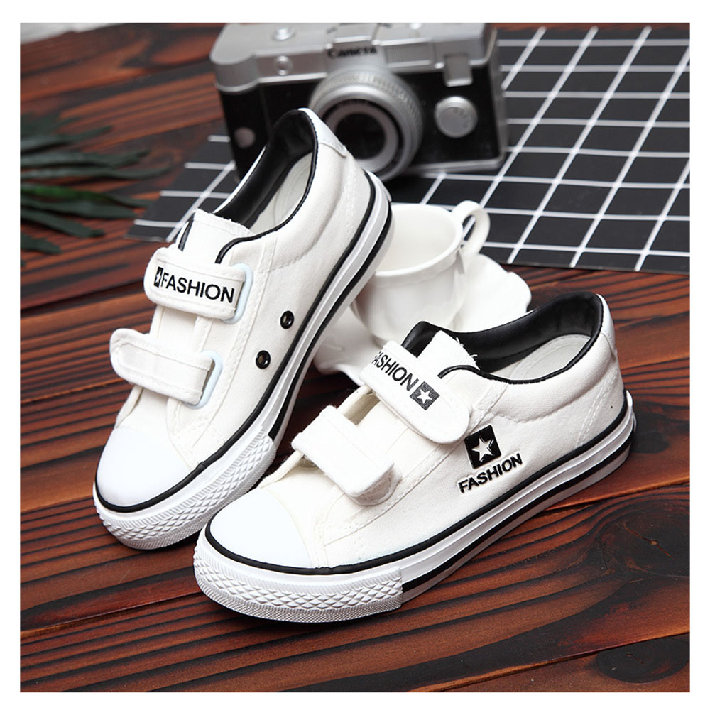 Little White Shoes Sports Children's Shoes Solid Color Non-slip Boys' Cloth Shoes