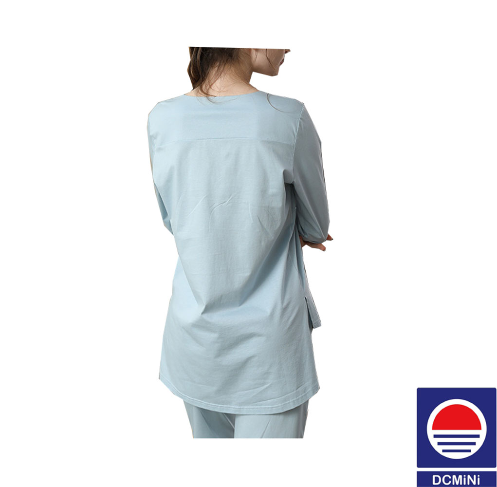DCMINI Pure Cotton Pajamas Women&apos;s Spring and Summer New Home Service Counter Quality Pajamas Set