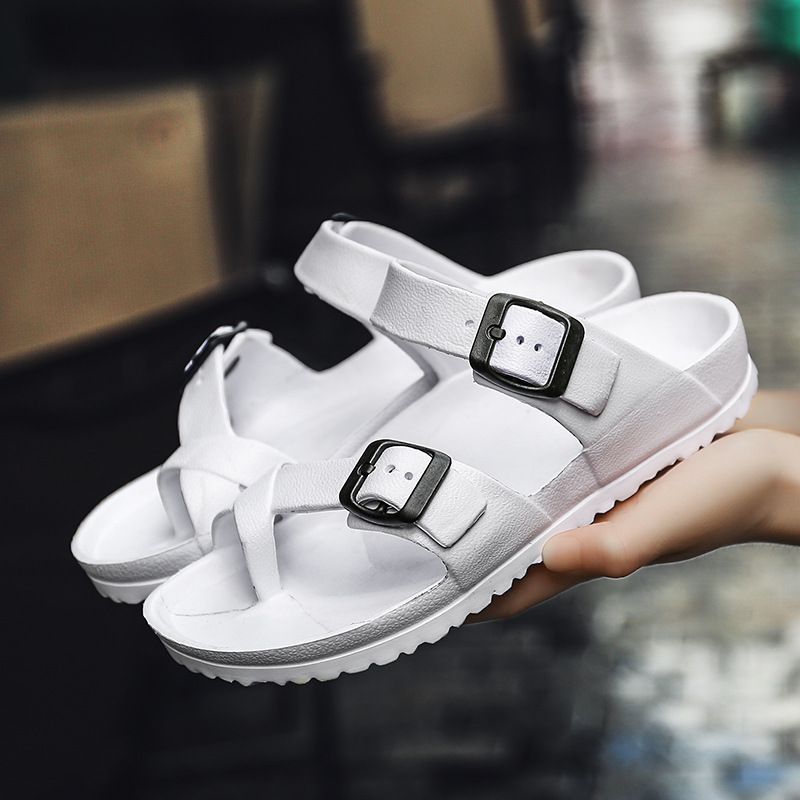 Men&apos;s Open Toe Slip On Fashion Casual Shoes Male Slippers Roman Beach Sandalies Plus Size 40-45