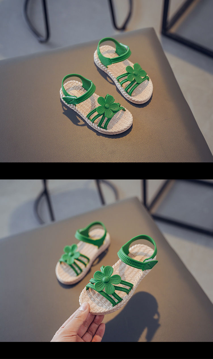 Girls Sandals Summer New Children's Fashion Soft Bottom Princess Shoes Baby Shoes Wild Style
