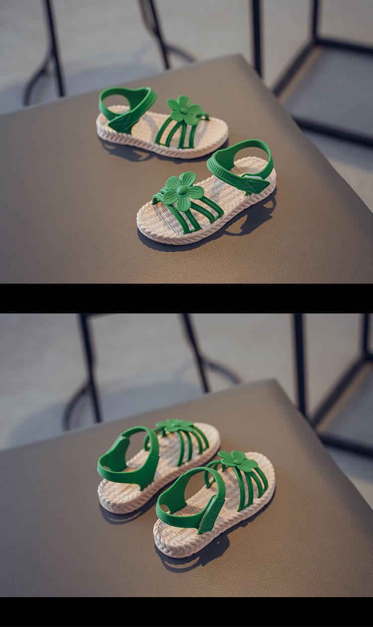 Girls Sandals Summer New Children's Fashion Soft Bottom Princess Shoes Baby Shoes Wild Style