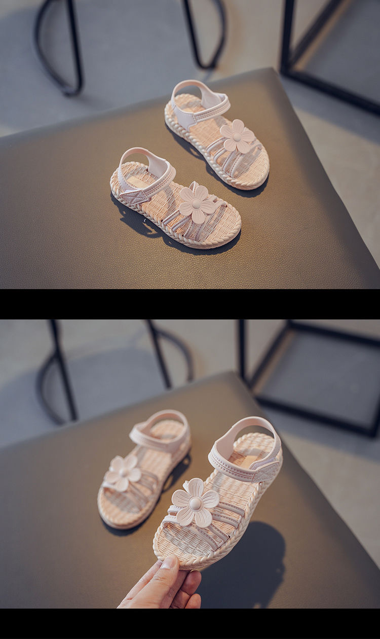 Girls Sandals Summer New Children's Fashion Soft Bottom Princess Shoes Baby Shoes Wild Style