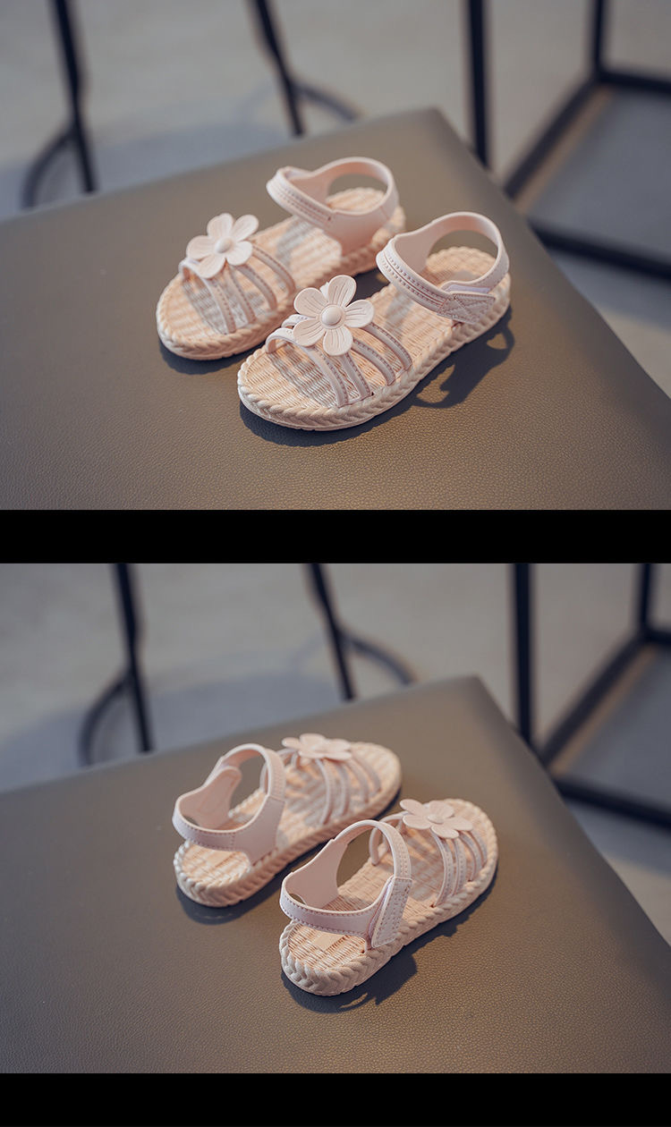 Girls Sandals Summer New Children's Fashion Soft Bottom Princess Shoes Baby Shoes Wild Style