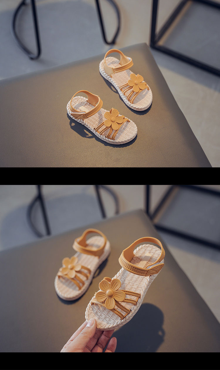 Girls Sandals Summer New Children's Fashion Soft Bottom Princess Shoes Baby Shoes Wild Style