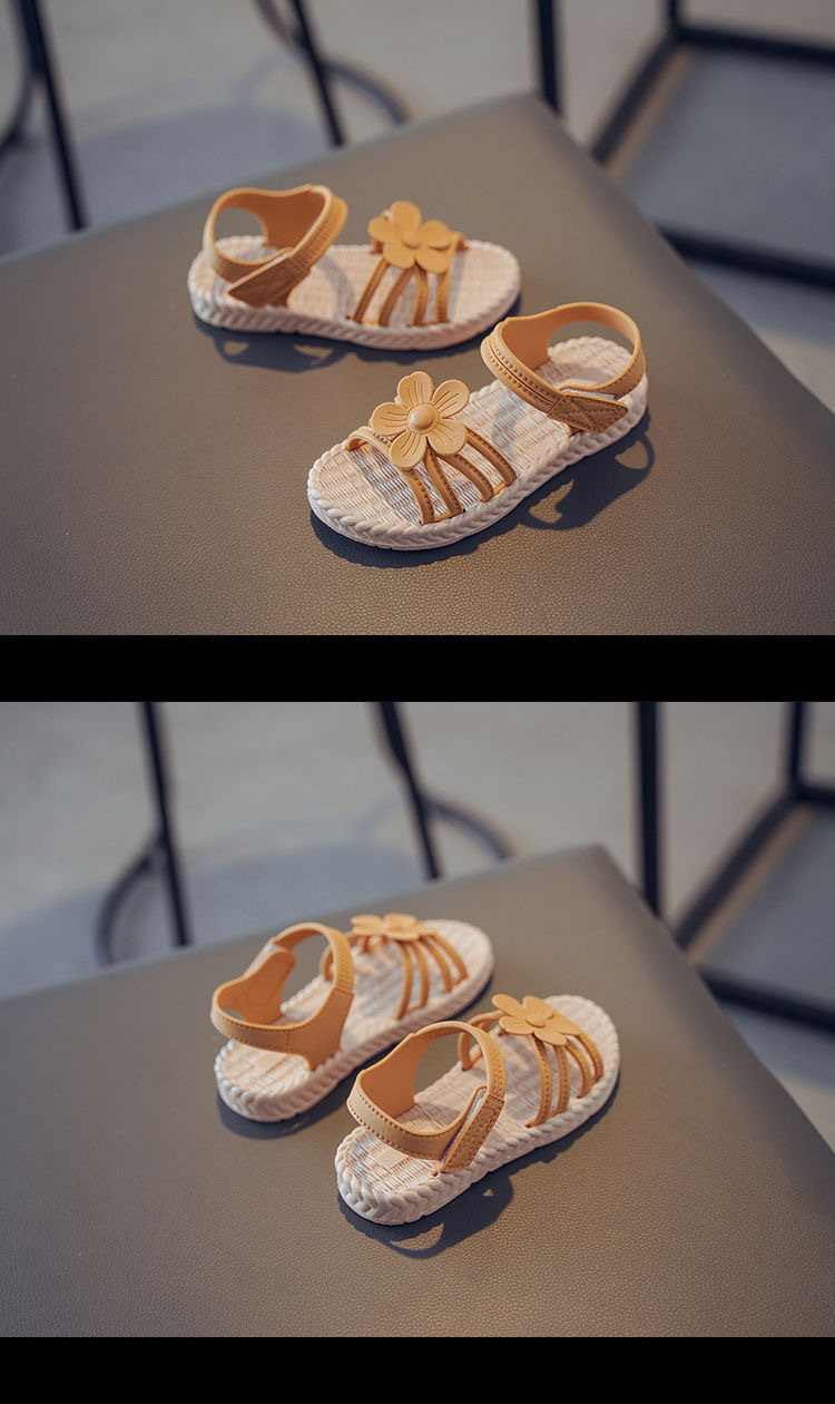 Girls Sandals Summer New Children's Fashion Soft Bottom Princess Shoes Baby Shoes Wild Style