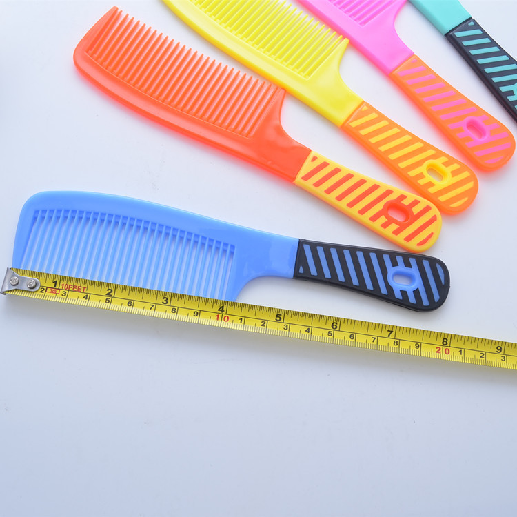 3PCS Plastic comb hair comb straight hair comb beauty tools random colors