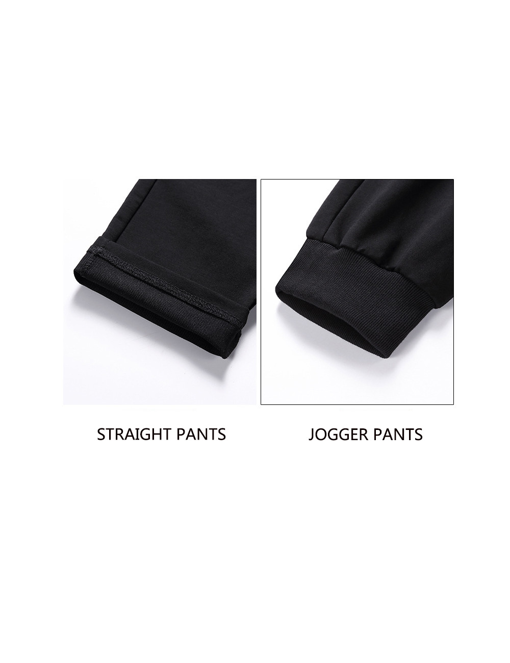 Men&apos;s Basic Pants Cotton Yoga Sweatpants Joggers Straight Running Casual Athletic Pants with Pockets