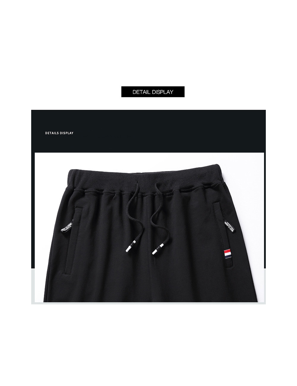Men&apos;s Basic Pants Cotton Yoga Sweatpants Joggers Straight Running Casual Athletic Pants with Pockets