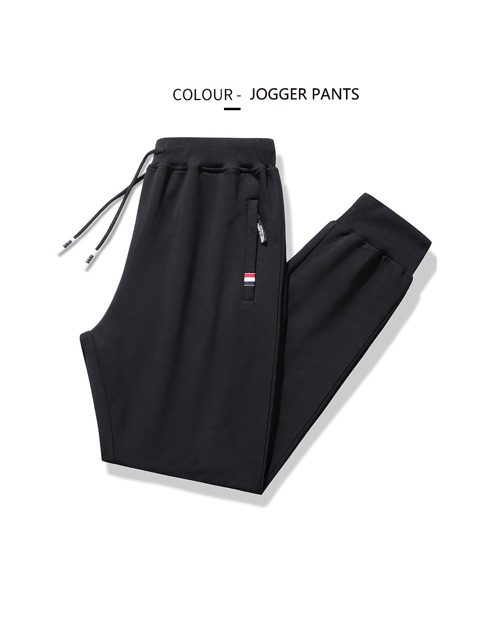 Men&apos;s Basic Pants Cotton Yoga Sweatpants Joggers Straight Running Casual Athletic Pants with Pockets