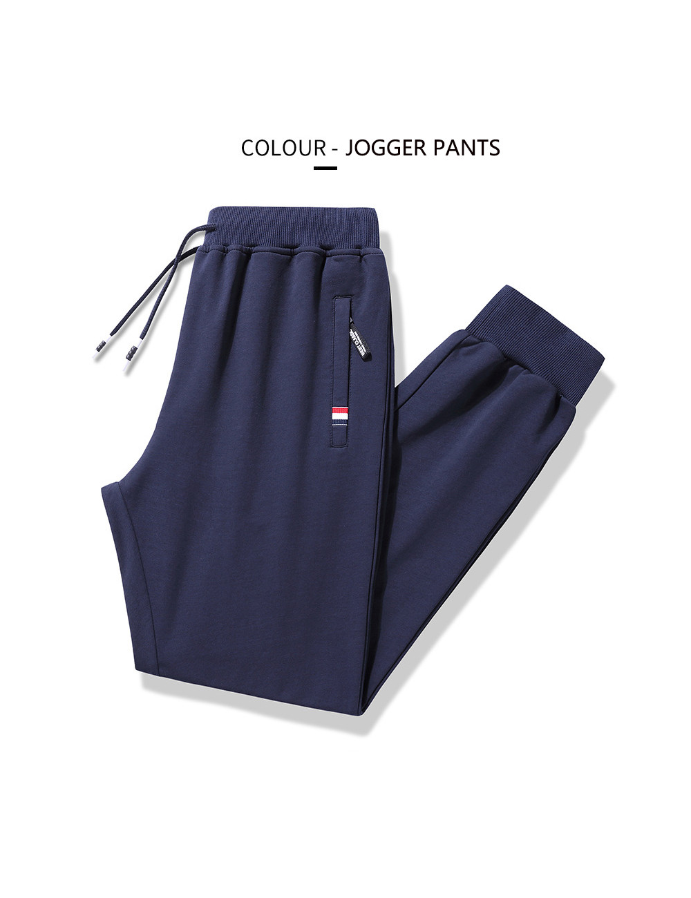 Men&apos;s Basic Pants Cotton Yoga Sweatpants Joggers Straight Running Casual Athletic Pants with Pockets