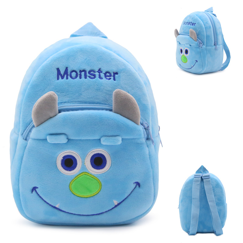 Cute 1-3 year old small school bag plush bag baby small backpack early education park backpack