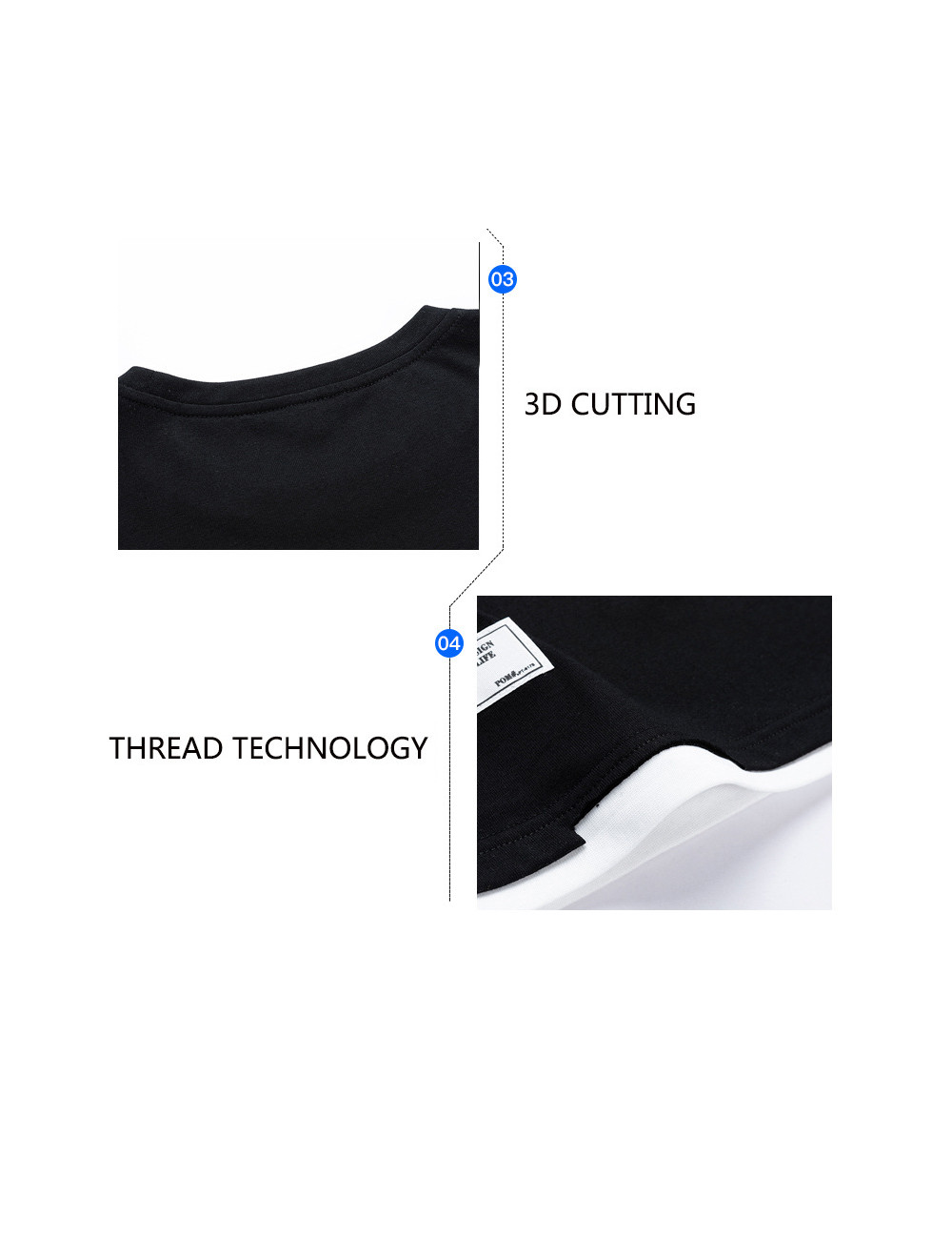 Men&apos;s Long Sleeve Cotton T-Shirt Casual Loose Crew Top Lightweight Classic O-Neck T-Shirts Hoodies