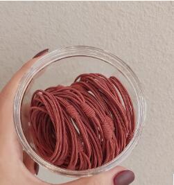 Canned 20 Basic Rubber Band Girl Hair Ring Net Red Ins Headband Simple Four In One Headband