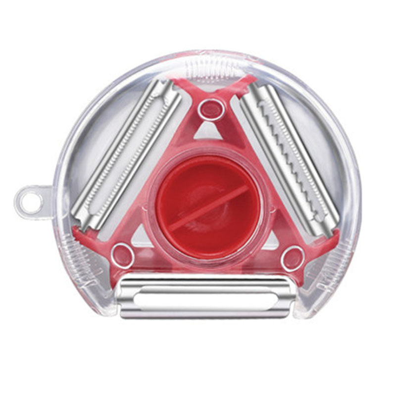 3 in 1 Trio Peeler Set Slicer Stainless Steel Shredder Cutter Multi Peel Blade Grater Kitchen Tool