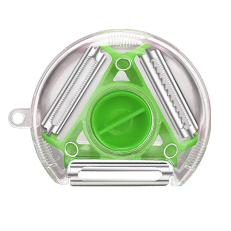 3 in 1 Trio Peeler Set Slicer Stainless Steel Shredder Cutter Multi Peel Blade Grater Kitchen Tool