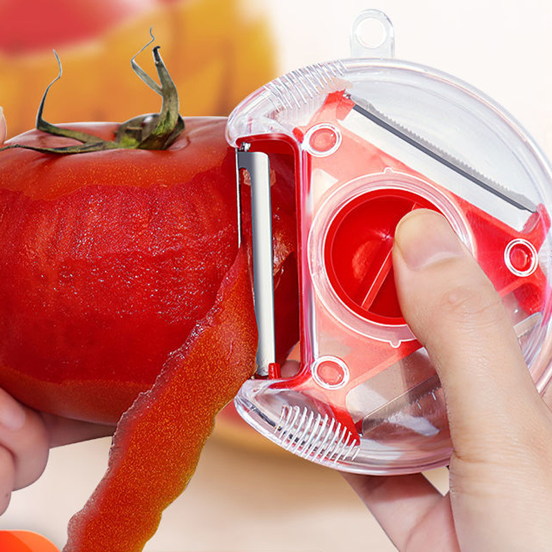 3 in 1 Trio Peeler Set Slicer Stainless Steel Shredder Cutter Multi Peel Blade Grater Kitchen Tool