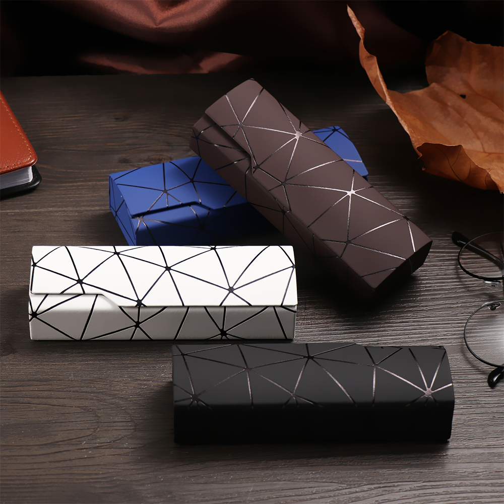 Hot New 1 Pc Unisex Glasses Box Protective Case Portable Fashion Sunglasses Case Handmade Optical Reading Eyeglasses Accessories