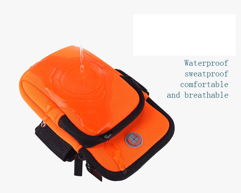 Sports Arm Bag Mobile Phone Arm Belt Arm Bag Men and Women Running Wrist Bag Waterproof Arm Bag