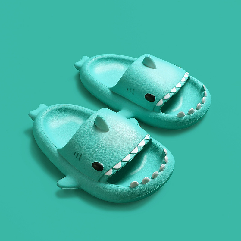 Three-dimensional Shark Eva Slippers Children Slippers Summer Home Furnishing Children Parent-child Non-slip Soft Bottom Baby Slippers