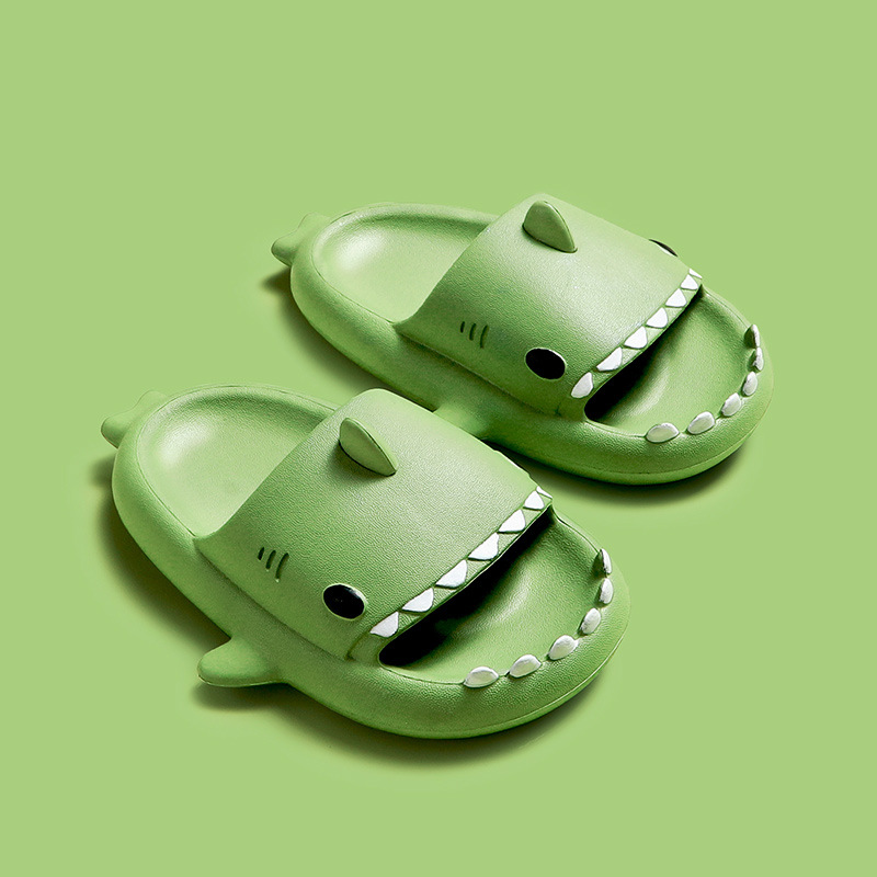 Three-dimensional Shark Eva Slippers Children Slippers Summer Home Furnishing Children Parent-child Non-slip Soft Bottom Baby Slippers