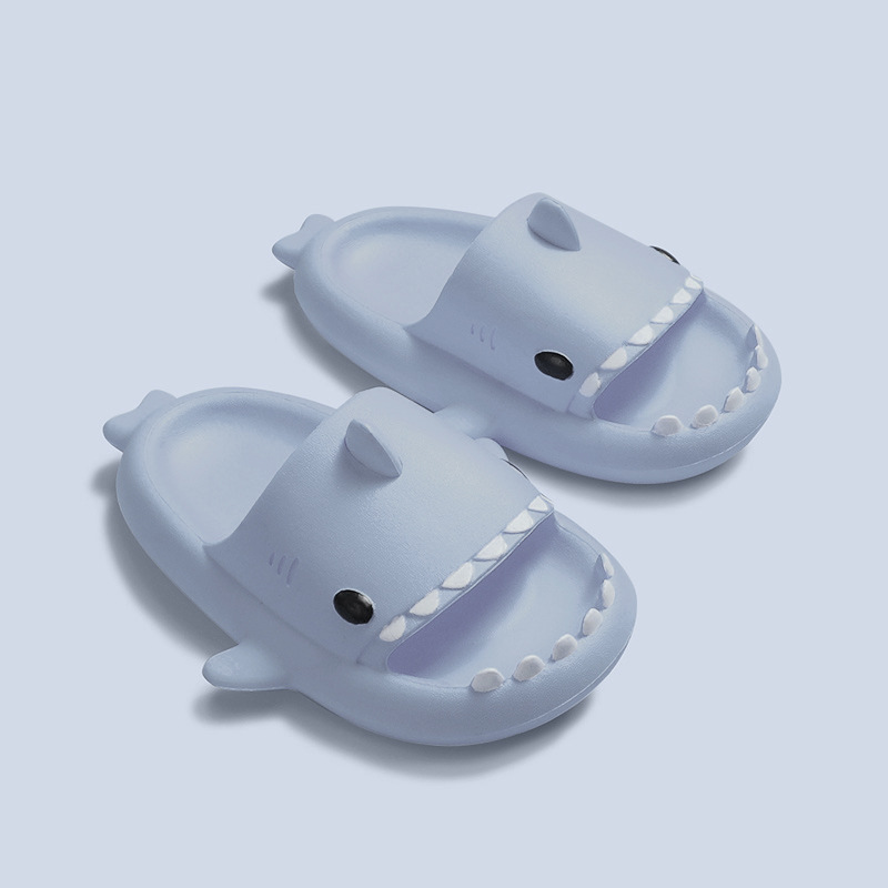 Three-dimensional Shark Eva Slippers Children Slippers Summer Home Furnishing Children Parent-child Non-slip Soft Bottom Baby Slippers
