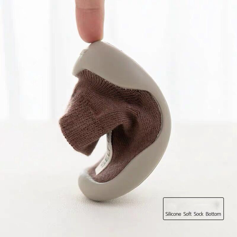 Spring and Autumn Children Shoes Soft Bottom Non-slip Baby Socks Shoes Indoor and Outdoor Walking Early Education Breathable Footwear