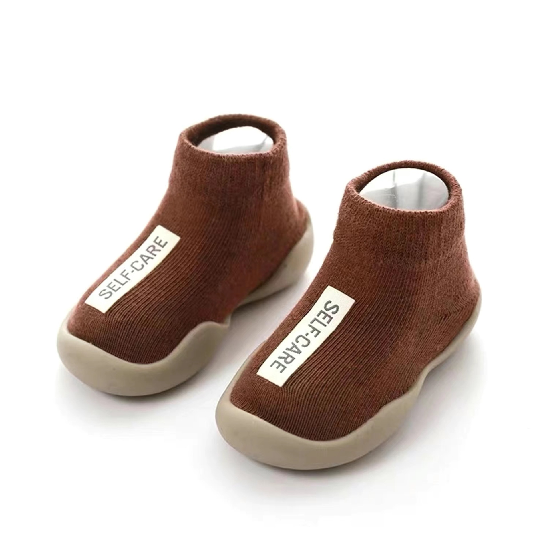 Spring and Autumn Children Shoes Soft Bottom Non-slip Baby Socks Shoes Indoor and Outdoor Walking Early Education Breathable Footwear