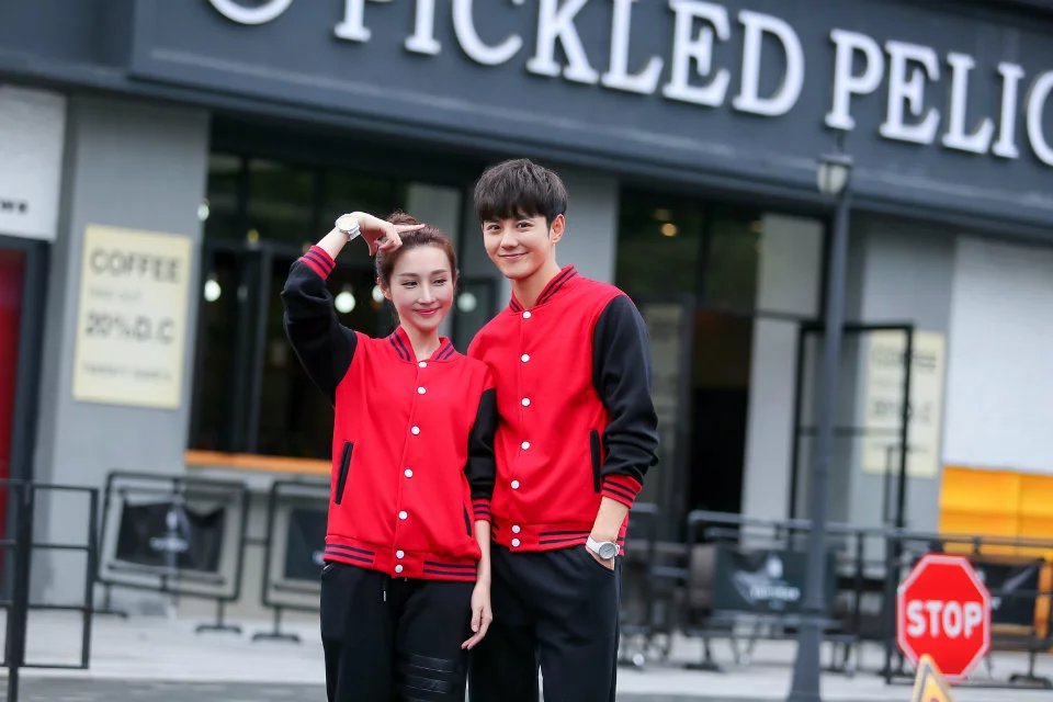 Autumn and Winter Plus Lush Baseball Clothing Sweater Long -sleeved Group Work Clothes