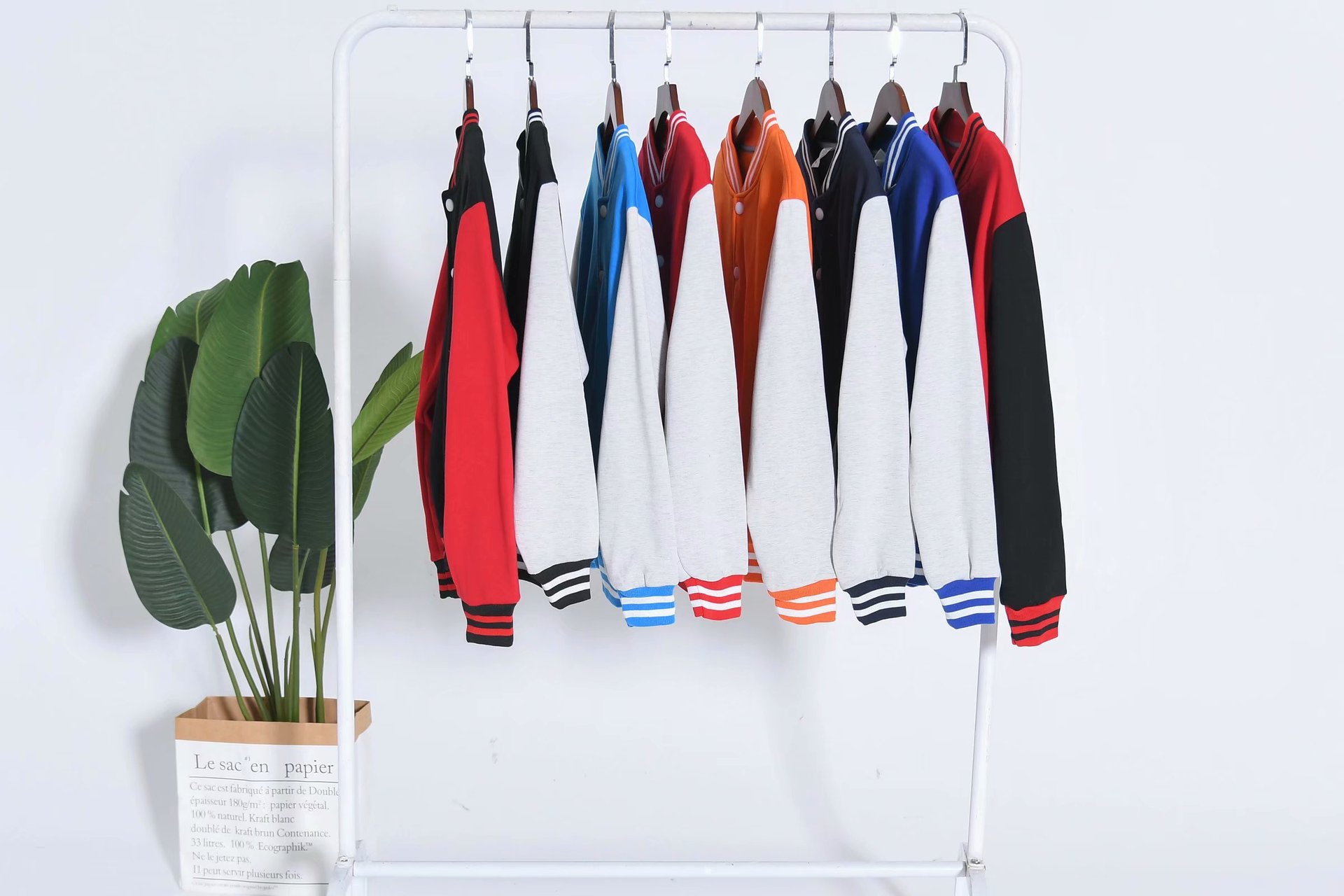 Autumn and Winter Plus Lush Baseball Clothing Sweater Long -sleeved Group Work Clothes