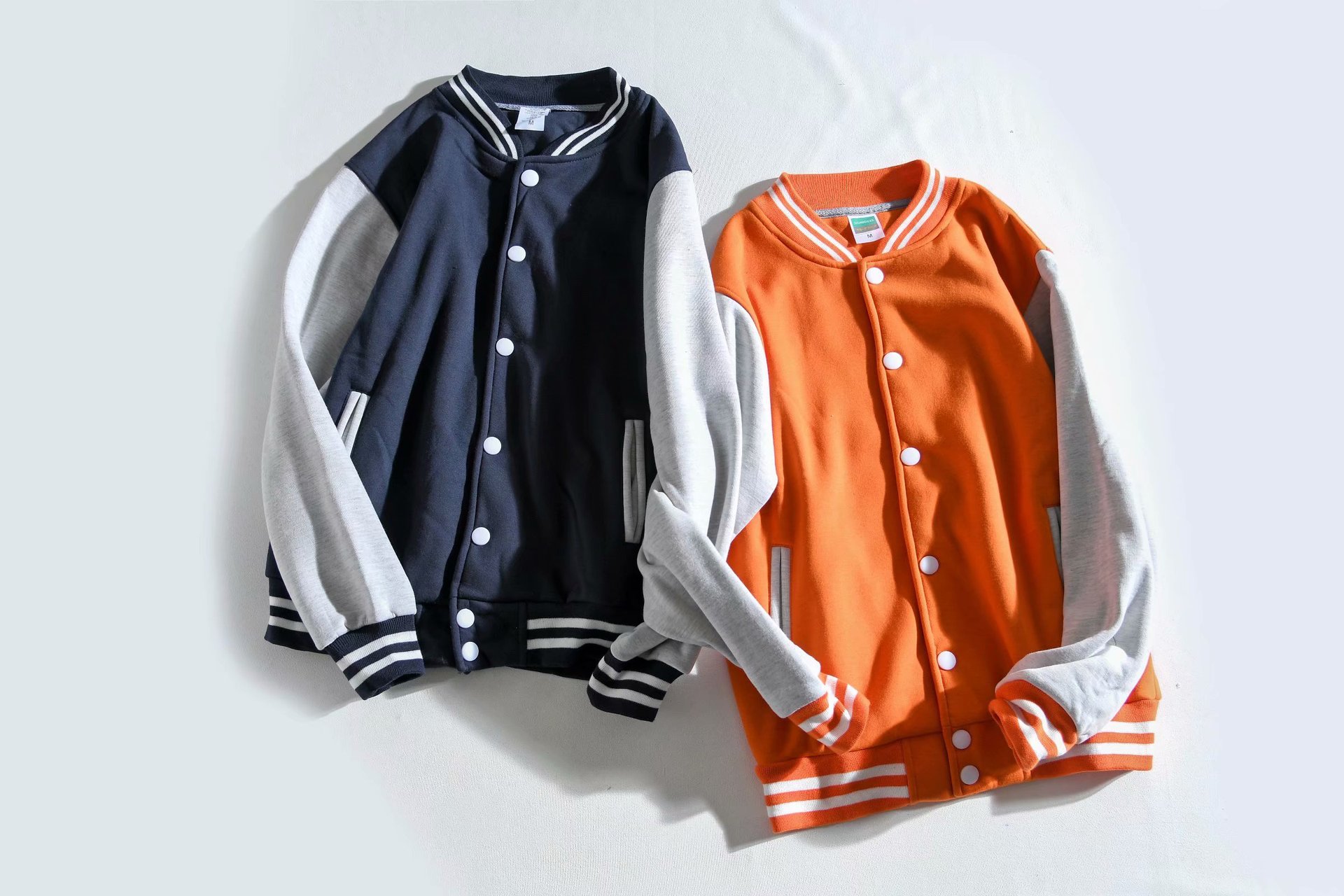 Autumn and Winter Plus Lush Baseball Clothing Sweater Long -sleeved Group Work Clothes