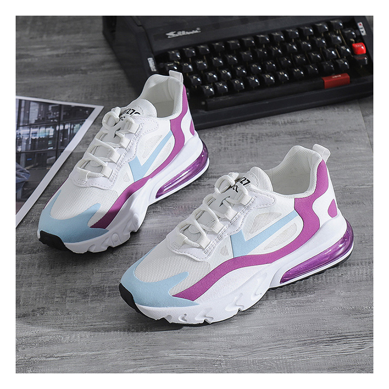 Air Cushioned Sneakers for Women Street Pats Thick Soles Raised Casual Running Shoes  36-41