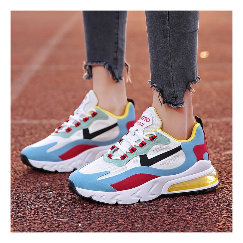 Air Cushioned Sneakers for Women Street Pats Thick Soles Raised Casual Running Shoes  36-41