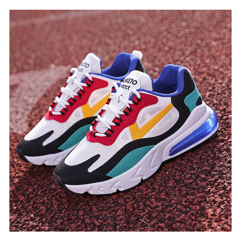 Air Cushioned Sneakers for Women Street Pats Thick Soles Raised Casual Running Shoes  36-41