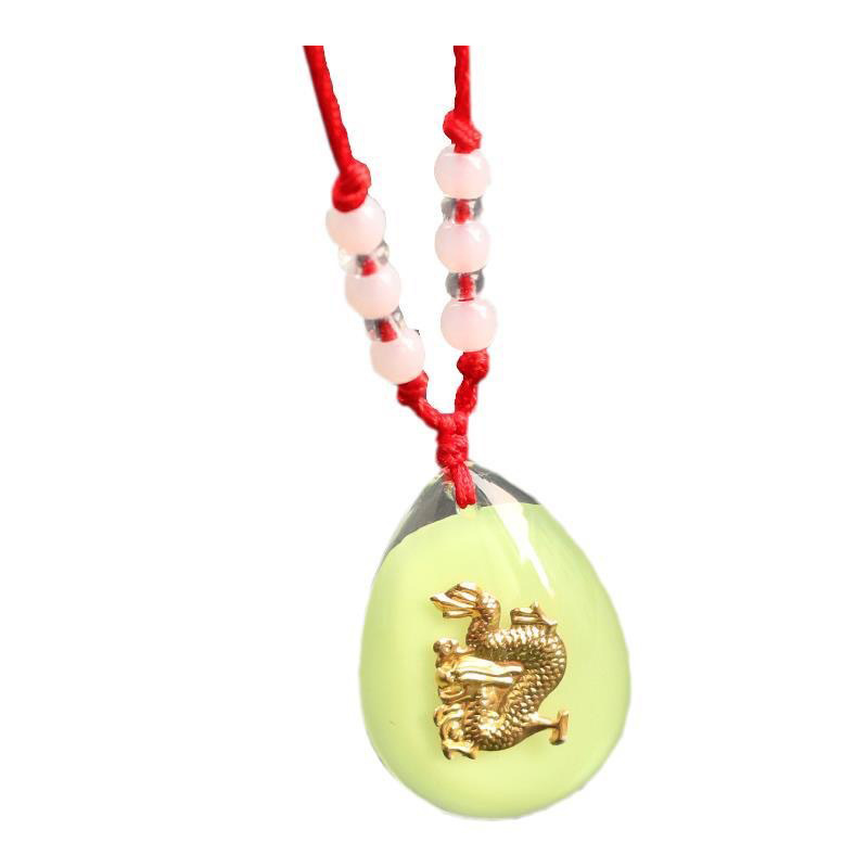 Glow Necklace 12 Chinese Zodiac Year Male and Female Student Baby Safety Pendant