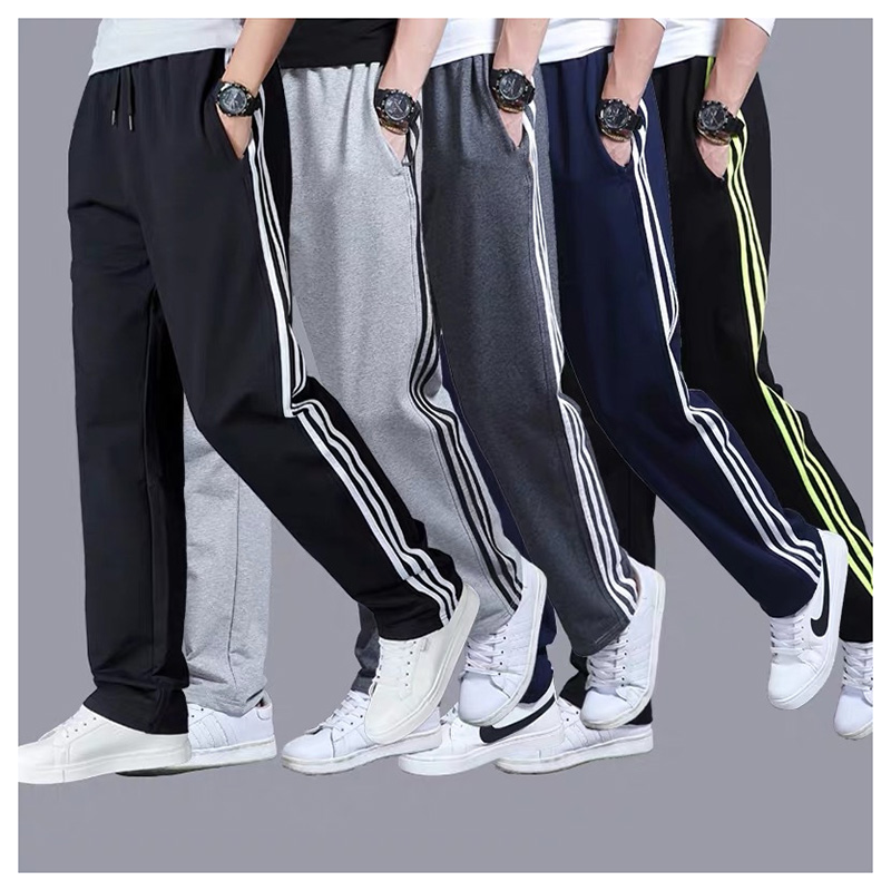 L-5XL Sports pants Men's pants Spring summer large size loose casual student guard pants men's straight pants pants four pants