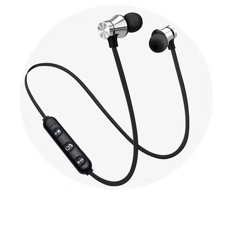 Bluetooth Earphones Magnetic Headphones Wireless Headset Sports Bass With Mic