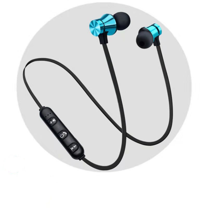 Bluetooth Earphones Magnetic Headphones Wireless Headset Sports Bass With Mic