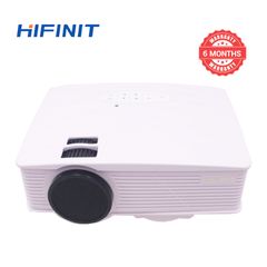 Hifinit GP16 Wifi Projector LED Pocket Projector Support 4K Full HD 1080p Home Mini Cinema Projector White