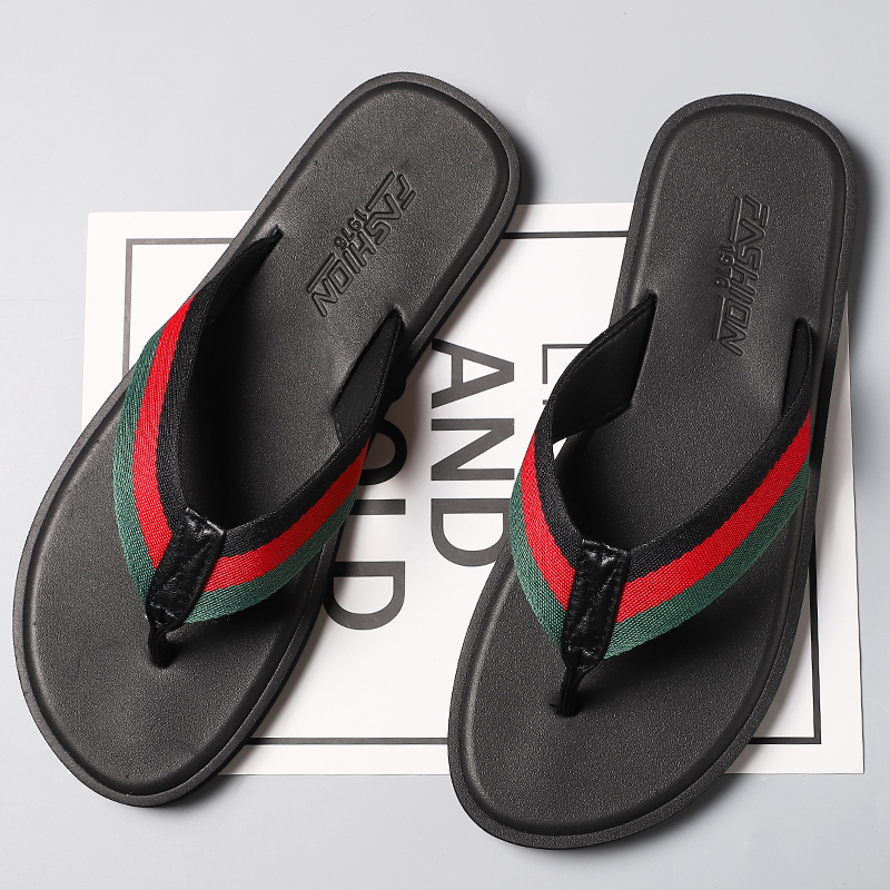 SXCHEN New Men Shoes Flip-flops Shoes Non-slip Sandals and Slippers Outer Wear Personality Beach Slippe Outdoor Sports Unisex Summer Flip Flops Slippers Breathable Anti-skid Beach Boy Fa Men's