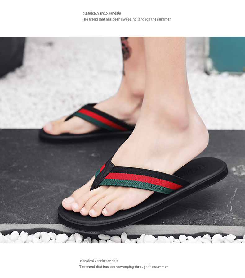 SXCHEN New Men Shoes Flip-flops Shoes Non-slip Sandals and Slippers Outer Wear Personality Beach Slippe Outdoor Sports Unisex Summer Flip Flops Slippers Breathable Anti-skid Beach Boy Fa Men's