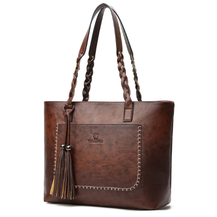 SXCHEN New Arrival Women's Bags big Handbags Fringed Shoulder Bags Casual Lady Handbags Large-Capacity Lags 1 Luxury Large Size Fashion Soft Gift Big girl PU Leather Festival Part Mom