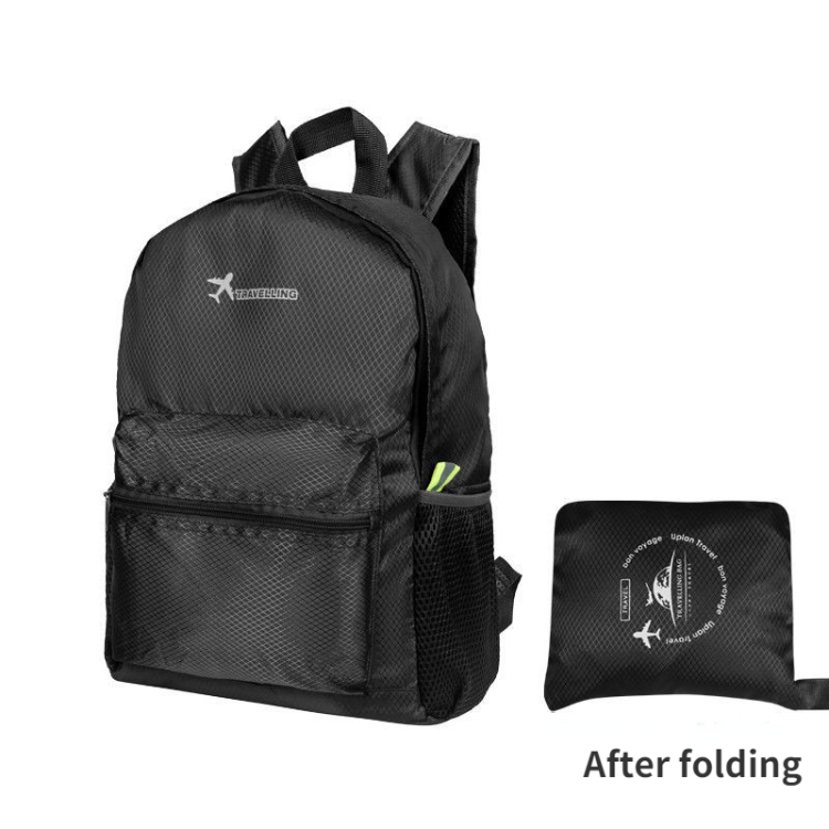 SXCHEN New Men Bag Unisex Foldable Collapsible Travel Backpack Mountain Climbing Walking Camping Ultra-light Folding Leisure Bag Large Capacity Blue Shopping Bag Student Men Women Mom Wife Gift