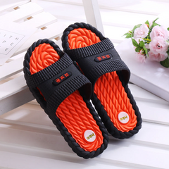 SXCHEN Men's Shoes Slippers Boy's Outer Wear Home Non-slip Thick-soled Indoor Home Slippers and Slippers lightweight Outdoor Sports Unisex Bathroom Bath Non-slip Wear-resistant Sof orange 42-43