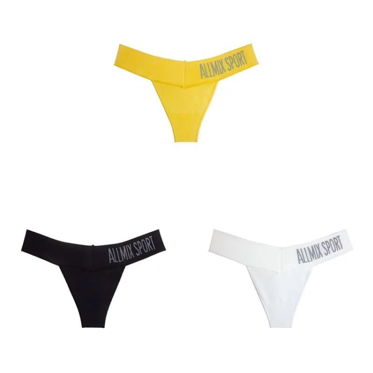 SXCHEN 3 pc Women Underwear Seamless Thong Women Low Waist Panties Sexy Ladies Briefs Lingere Panty Underware Comfortable Womens Lingerie Thongs Panties Ladies Briefs Lingere Girl Panty High