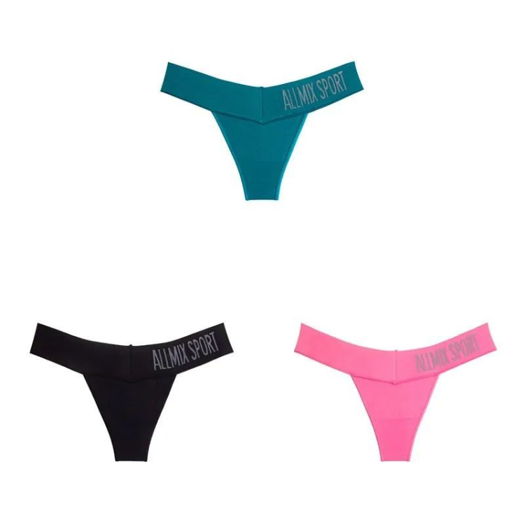 SXCHEN 3 pc Women Underwear Seamless Thong Women Low Waist Panties Sexy Ladies Briefs Lingere Panty Underware Comfortable Womens Lingerie Thongs Panties Ladies Briefs Lingere Girl Panty High