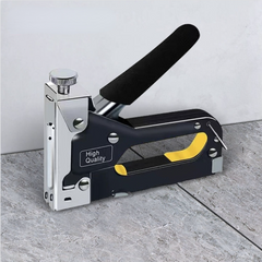 SXCHEN 3 In 1 Manual Nail Guns Upholstery Construction Stapler Gun Heavy Duty Staple Gun Stapler Tacker Manual nail Gun Family With Woodworking Photo Frame Advertising Cloth Furnit Enhancement Three f